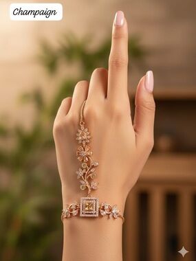 Ring with bracelet